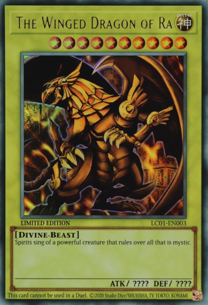 The Winged Dragon of Ra (25th Anniversary) [LC01-EN003] Ultra Rare | Pegasus Games WI