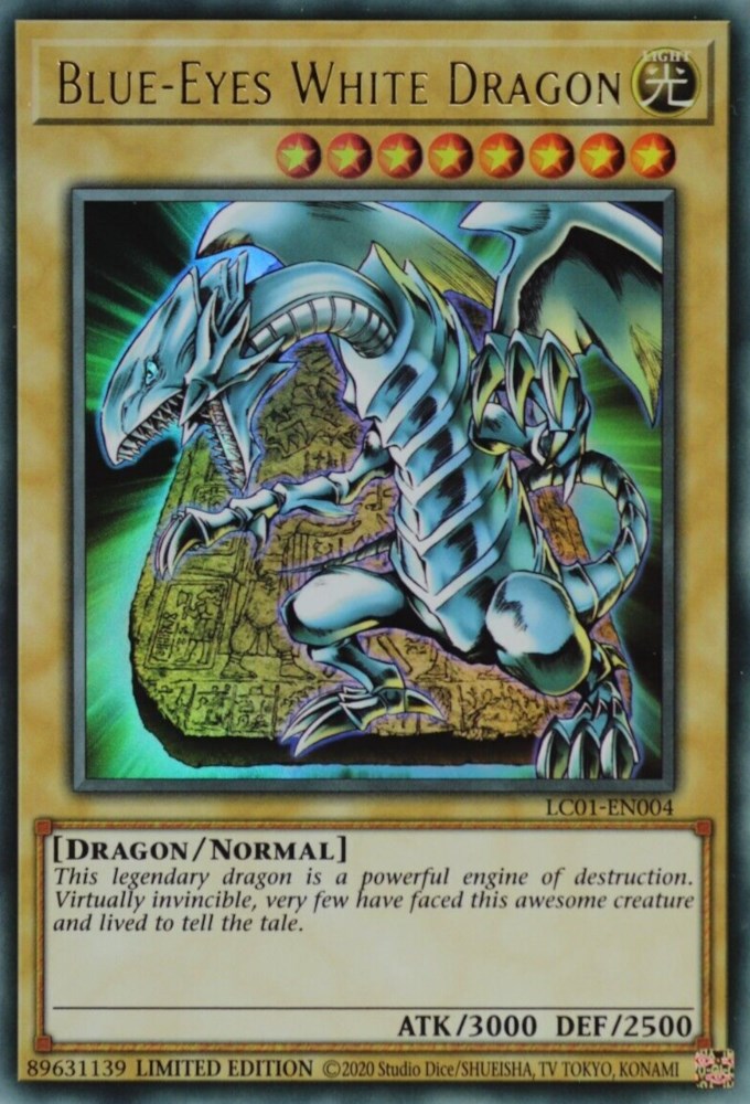 Blue-Eyes White Dragon (25th Anniversary) [LC01-EN004] Ultra Rare | Pegasus Games WI