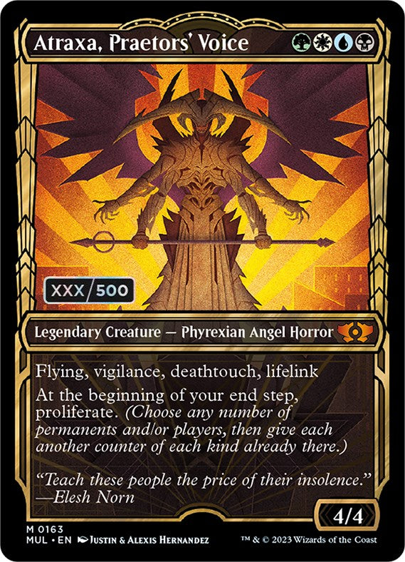 Atraxa, Praetors' Voice (Serialized) [Multiverse Legends] | Pegasus Games WI