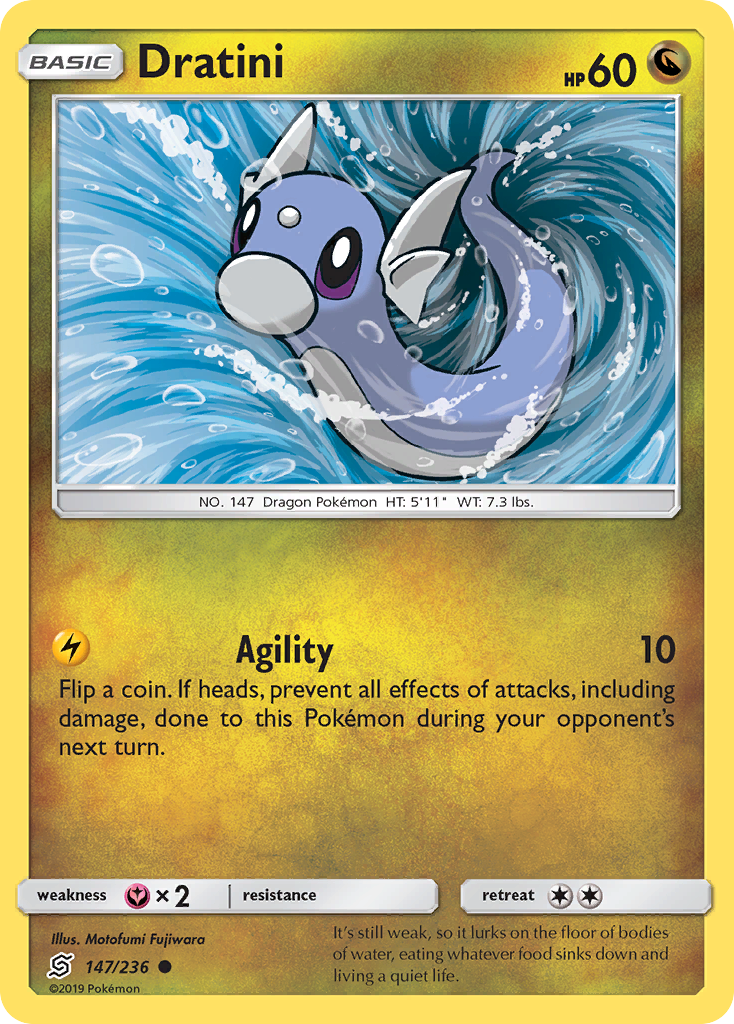 Dratini (147/236) [Sun & Moon: Unified Minds] | Pegasus Games WI