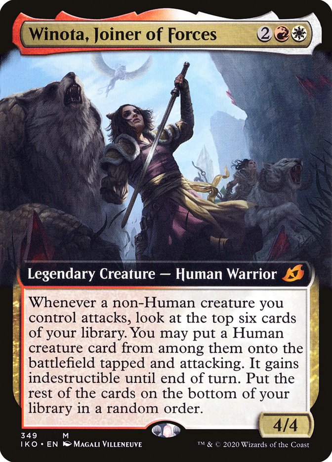 Winota, Joiner of Forces (Extended Art) [Ikoria: Lair of Behemoths] | Pegasus Games WI