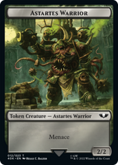 Astartes Warrior // Plaguebearer of Nurgle Double-Sided (Surge Foil) [Warhammer 40,000 Tokens] | Pegasus Games WI