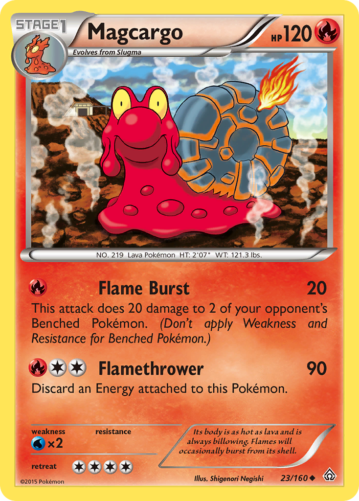 Magcargo (23/160) [XY: Primal Clash] | Pegasus Games WI