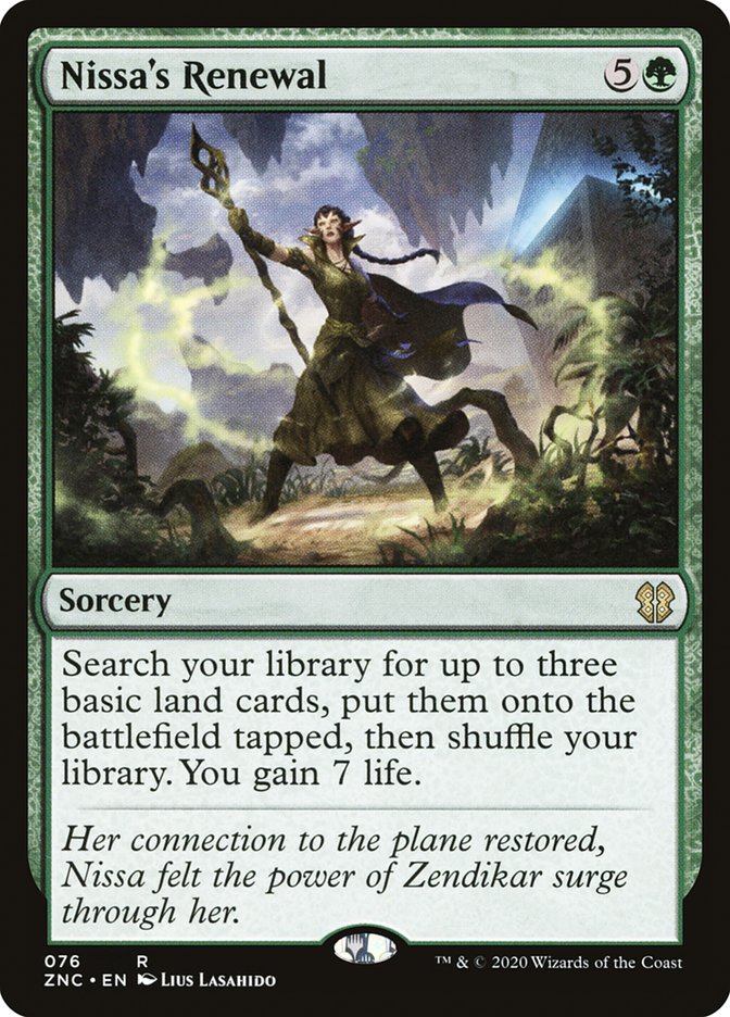 Nissa's Renewal [Zendikar Rising Commander] | Pegasus Games WI