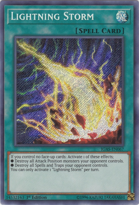 Lightning Storm [IGAS-EN067] Secret Rare | Pegasus Games WI