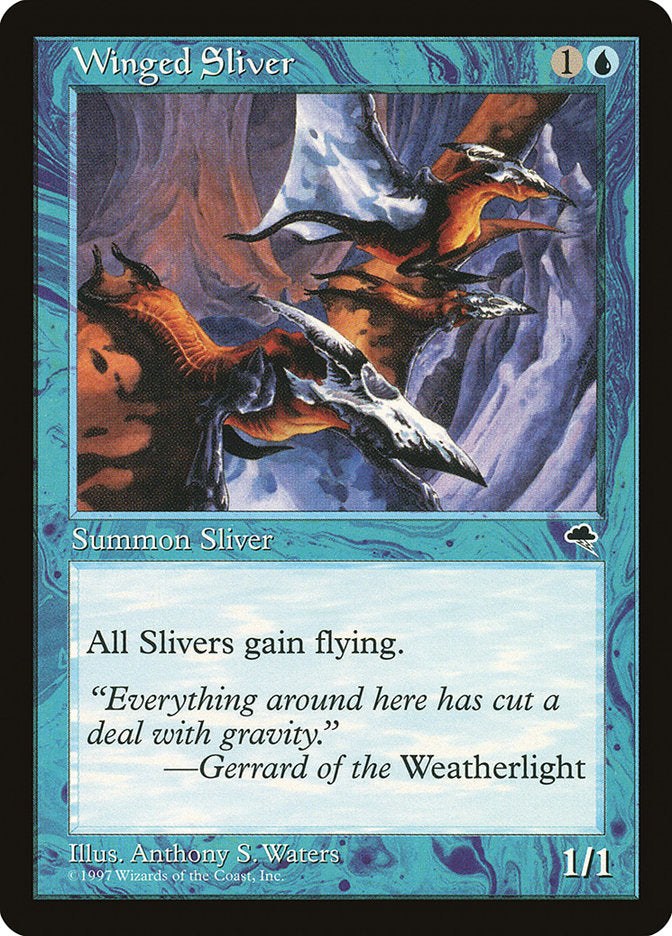 Winged Sliver [Tempest] | Pegasus Games WI