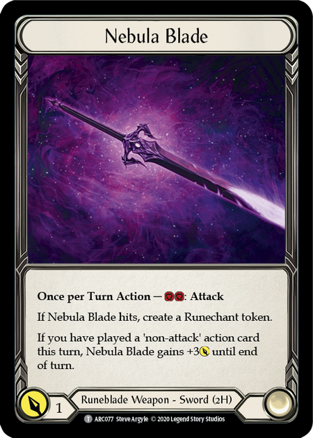Death Dealer // Nebula Blade [U-ARC040 // U-ARC077] (Arcane Rising Unlimited)  Unlimited Normal | Pegasus Games WI