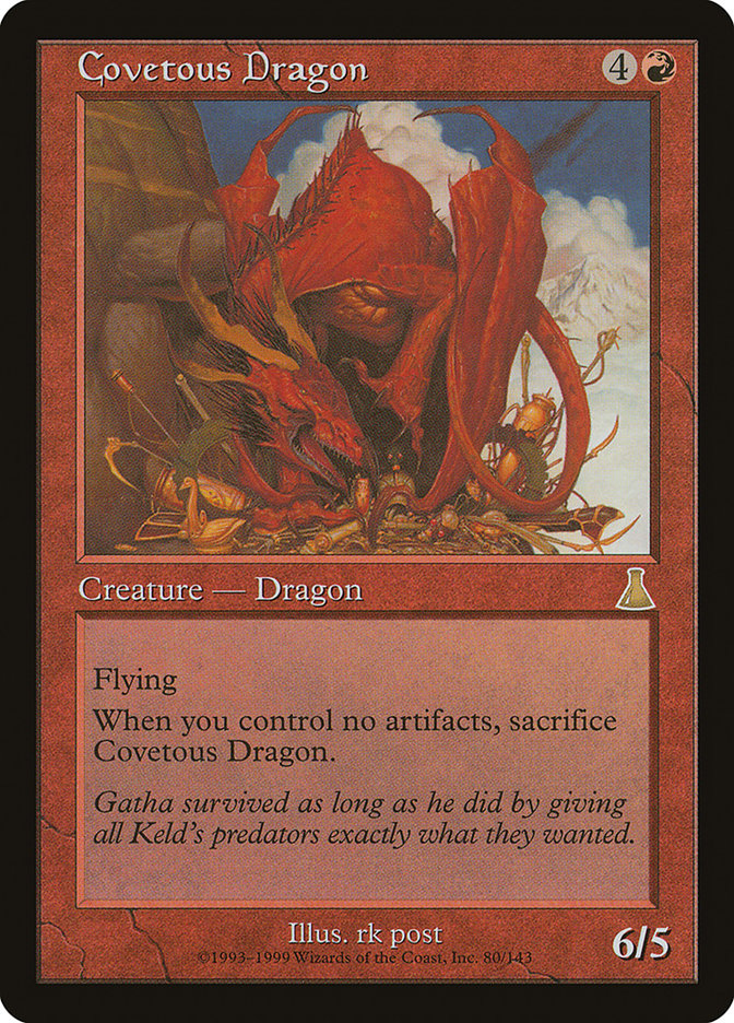 Covetous Dragon [Urza's Destiny] | Pegasus Games WI