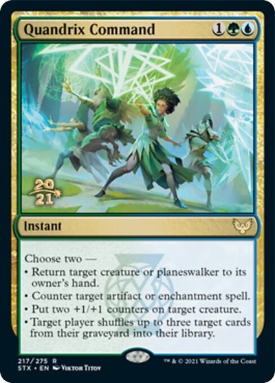 Quandrix Command [Strixhaven: School of Mages Prerelease Promos] | Pegasus Games WI