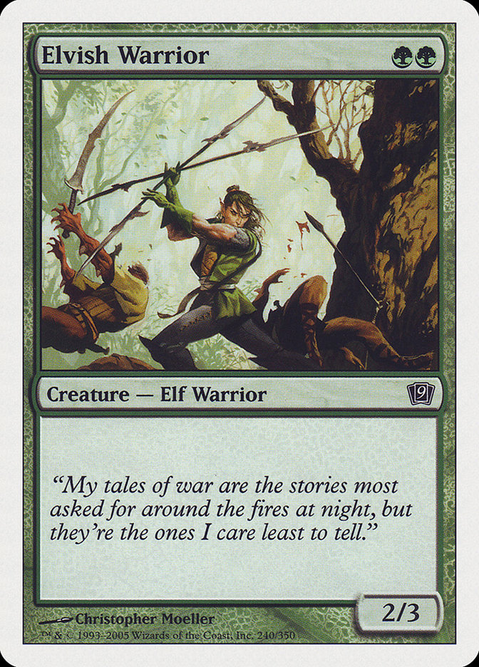 Elvish Warrior [Ninth Edition] | Pegasus Games WI