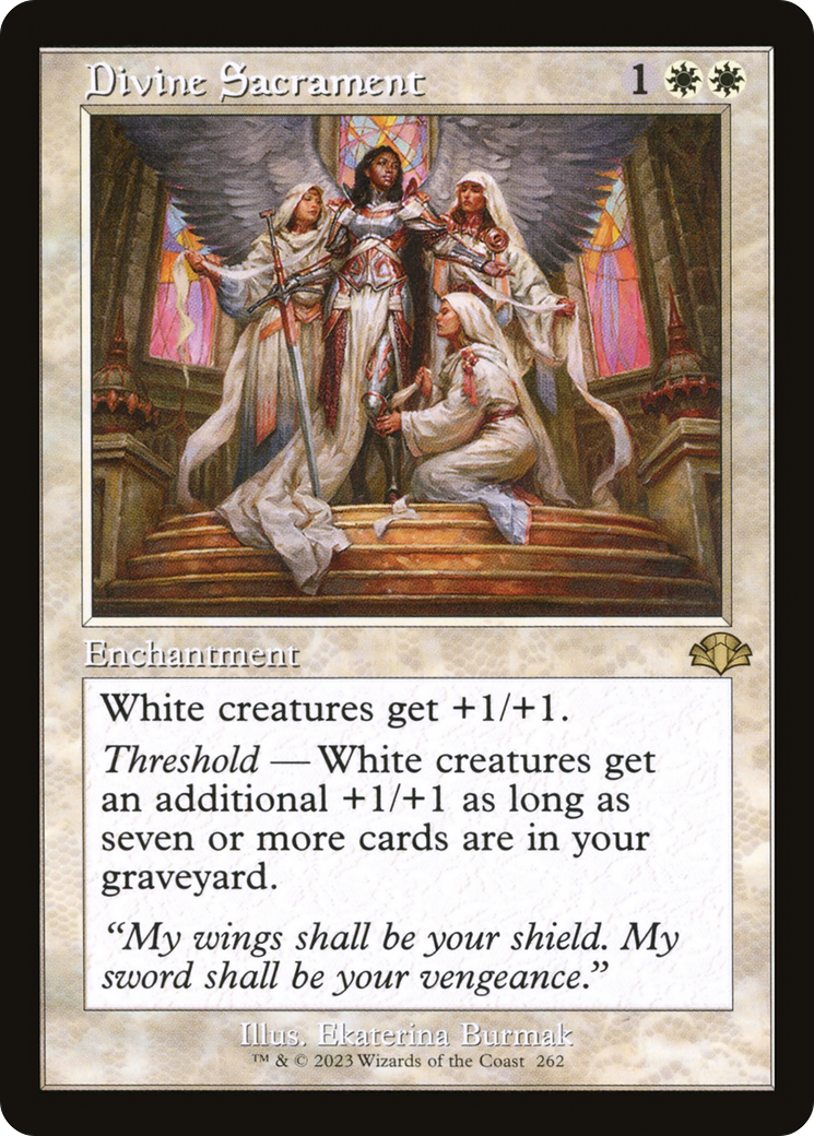 Divine Sacrament (Retro) [Dominaria Remastered] | Pegasus Games WI