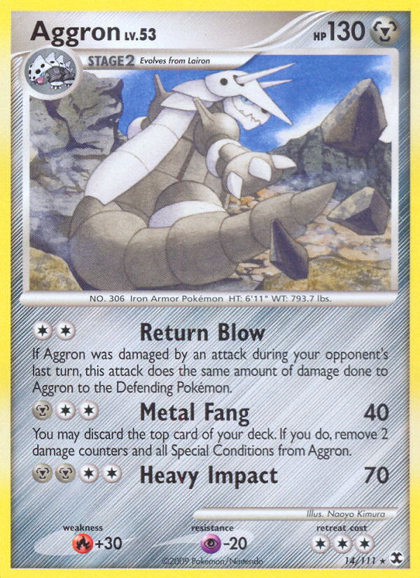 Aggron (14/111) [Platinum: Rising Rivals] | Pegasus Games WI