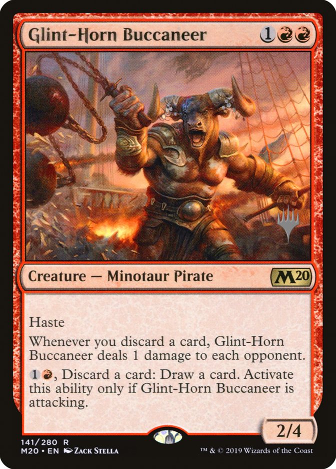 Glint-Horn Buccaneer (Promo Pack) [Core Set 2020 Promos] | Pegasus Games WI