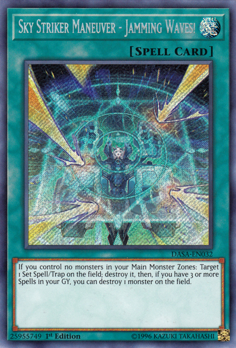 Sky Striker Maneuver - Jamming Waves! [DASA-EN032] Secret Rare | Pegasus Games WI