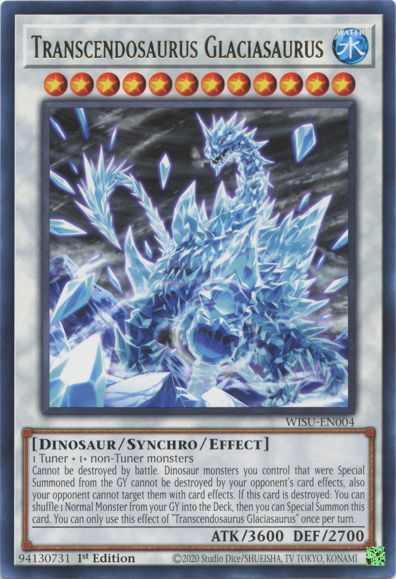 Transcendosaurus Glaciasaurus [WISU-EN004] Rare | Pegasus Games WI