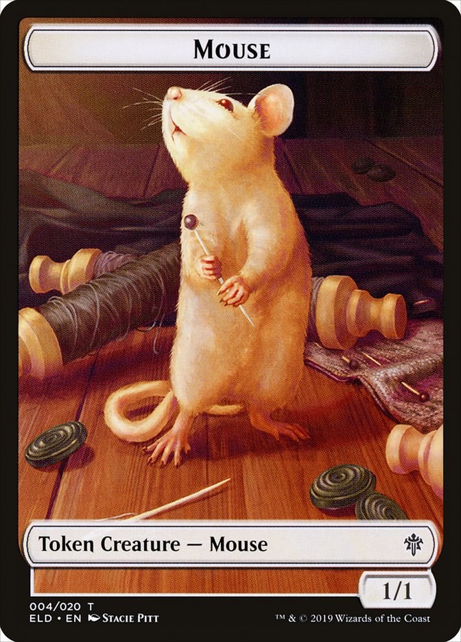 Mouse Token [Throne of Eldraine Tokens] | Pegasus Games WI