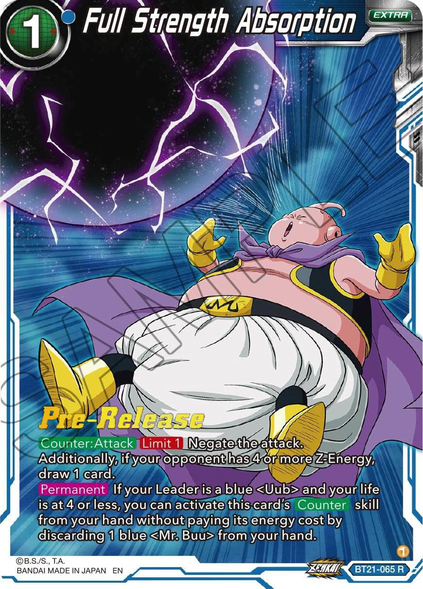 Full Strength Absorption (BT21-065) [Wild Resurgence Pre-Release Cards] | Pegasus Games WI