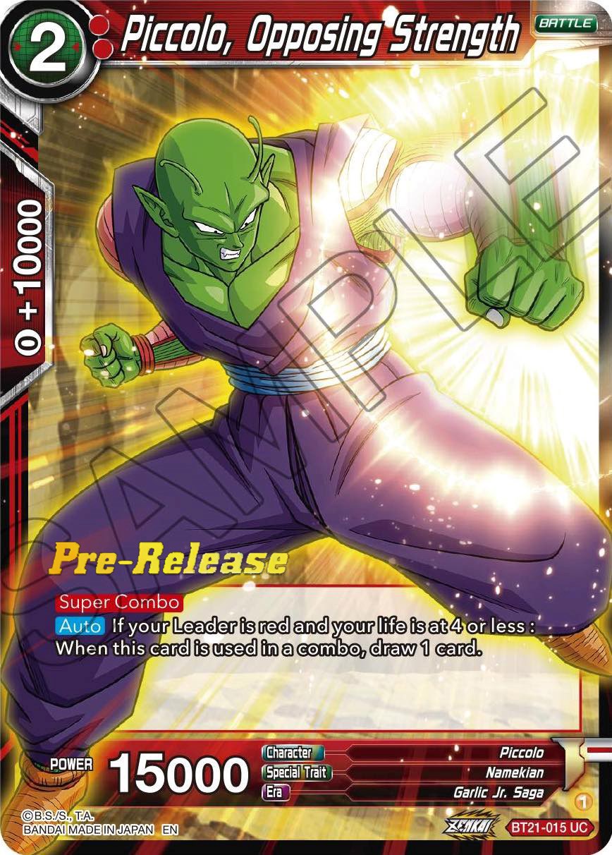 Piccolo, Opposing Strength (BT21-015) [Wild Resurgence Pre-Release Cards] | Pegasus Games WI