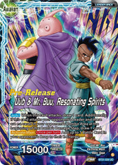 Uub // Uub & Mr. Buu, Resonating Spirits (BT21-034) [Wild Resurgence Pre-Release Cards] | Pegasus Games WI