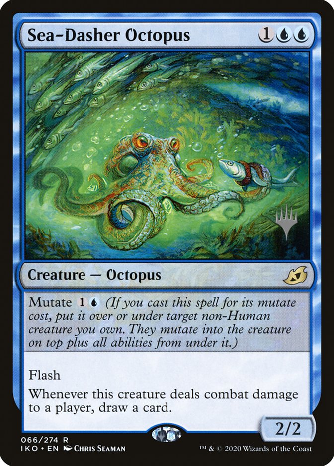 Sea-Dasher Octopus (Promo Pack) [Ikoria: Lair of Behemoths Promos] | Pegasus Games WI