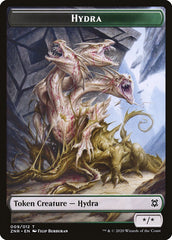 Cat // Hydra Double-Sided Token [Zendikar Rising Tokens] | Pegasus Games WI