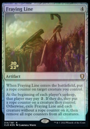 Fraying Line [Commander Legends: Battle for Baldur's Gate Prerelease Promos] | Pegasus Games WI