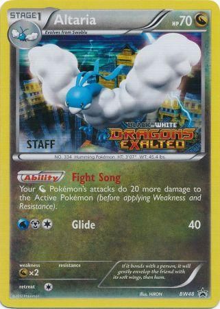 Altaria (BW48) (Staff Prerelease Promo) [Black & White: Black Star Promos] | Pegasus Games WI