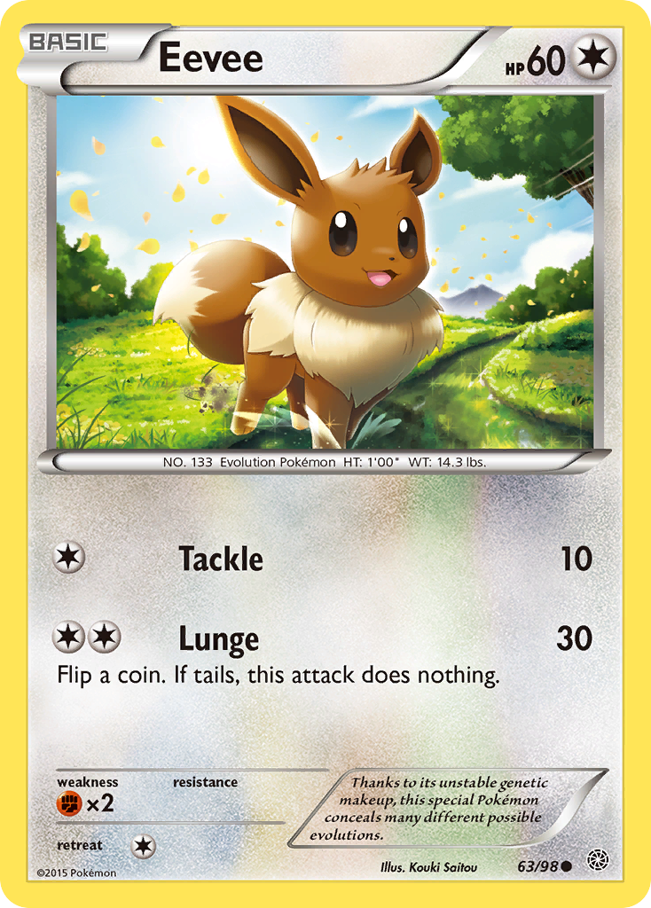 Eevee (63/98) [XY: Ancient Origins] | Pegasus Games WI