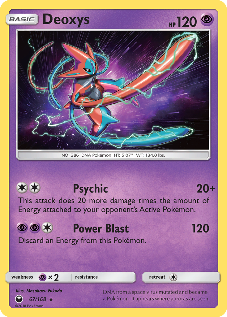 Deoxys (67/168) [Sun & Moon: Celestial Storm] | Pegasus Games WI