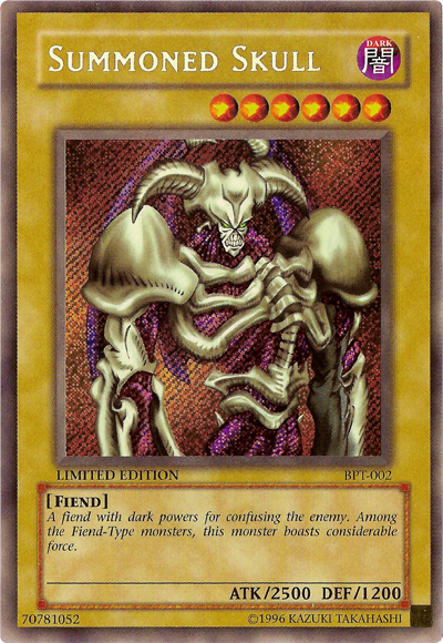 Summoned Skull [BPT-002] Secret Rare | Pegasus Games WI