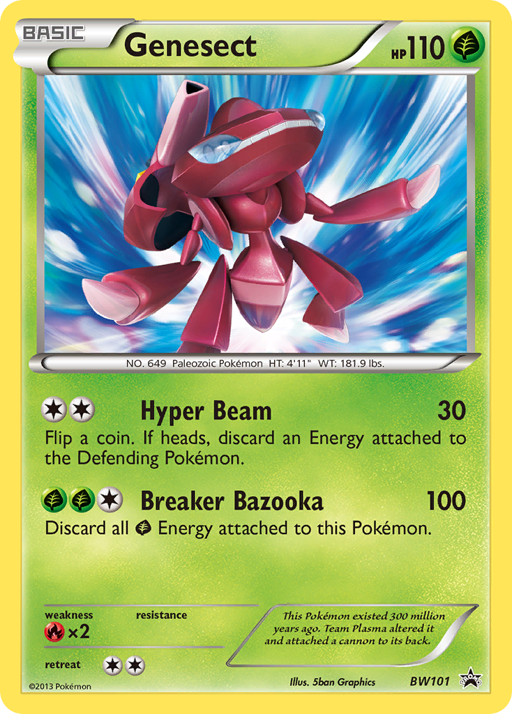 Genesect (BW101) [Black & White: Black Star Promos] | Pegasus Games WI