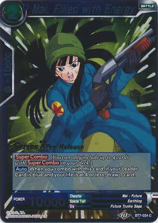 Mai, Filled with Energy (Assault of the Saiyans) [BT7-034_PR] | Pegasus Games WI