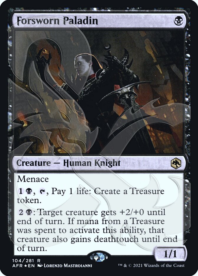 Forsworn Paladin (Ampersand Promo) [Dungeons & Dragons: Adventures in the Forgotten Realms Promos] | Pegasus Games WI