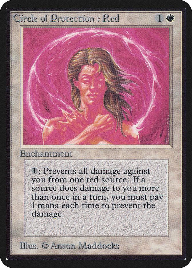 Circle of Protection: Red [Alpha Edition] | Pegasus Games WI