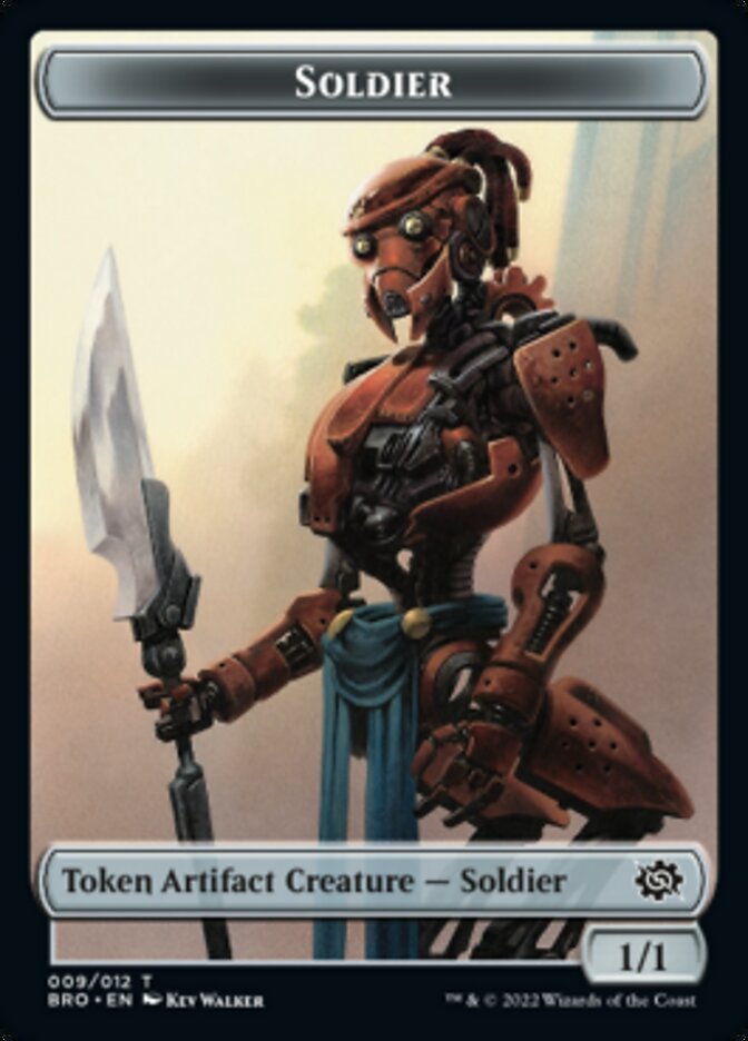 Soldier Token (009) [The Brothers' War Tokens] | Pegasus Games WI