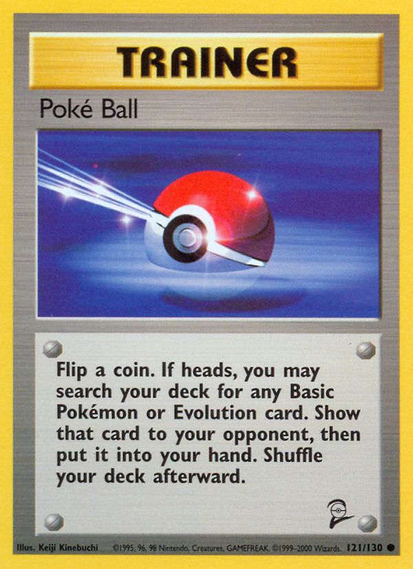 Poke Ball (121/130) [Base Set 2] | Pegasus Games WI