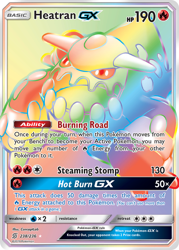 Heatran GX (238/236) [Sun & Moon: Unified Minds] | Pegasus Games WI