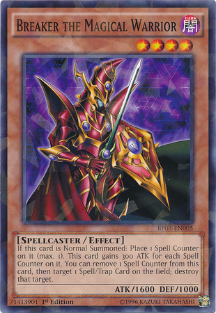 Breaker the Magical Warrior (Shatterfoil) [BP03-EN005] Shatterfoil Rare | Pegasus Games WI