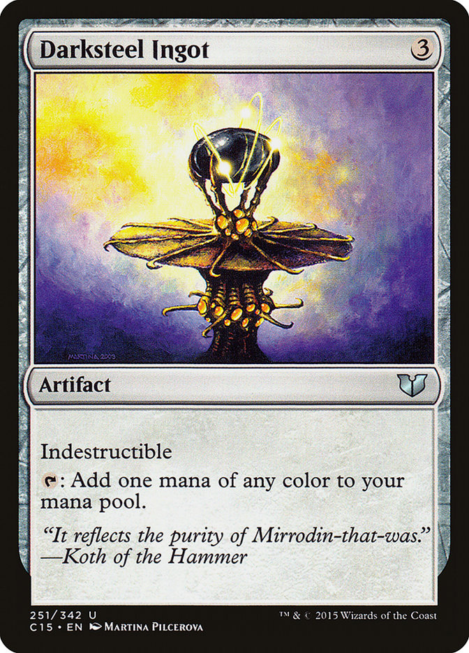 Darksteel Ingot [Commander 2015] | Pegasus Games WI