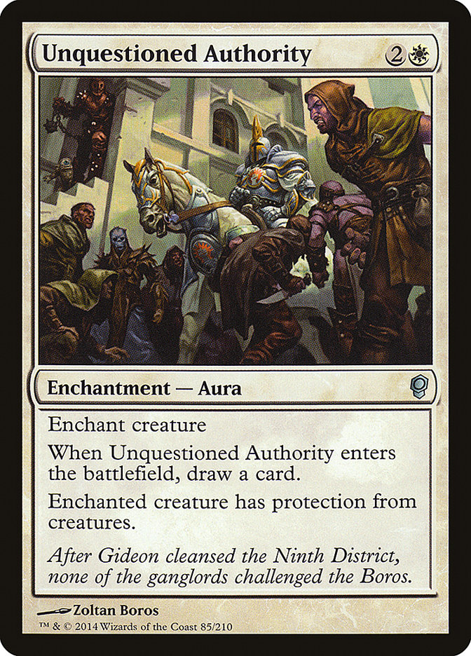 Unquestioned Authority [Conspiracy] | Pegasus Games WI