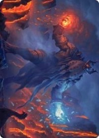 Aegar, the Freezing Flame Art Card [Kaldheim Art Series] | Pegasus Games WI
