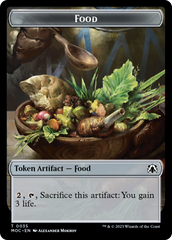 Food // Replicated Ring Double-Sided Token [March of the Machine Commander Tokens] | Pegasus Games WI