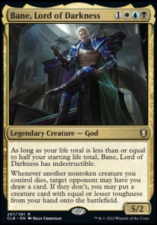 Bane, Lord of Darkness [Commander Legends: Battle for Baldur's Gate] | Pegasus Games WI