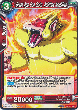 Great Ape Son Goku, Abilities Amplified [BT8-004] | Pegasus Games WI