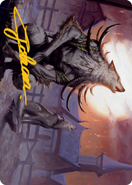 Lord of the Ulvenwald Art Card (Gold-Stamped Signature) [Innistrad: Midnight Hunt Art Series] | Pegasus Games WI