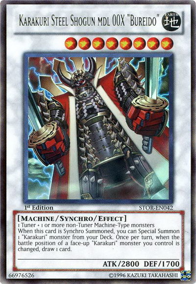 Karakuri Steel Shogun mdl 00X "Bureido" [STOR-EN042] Ultra Rare | Pegasus Games WI