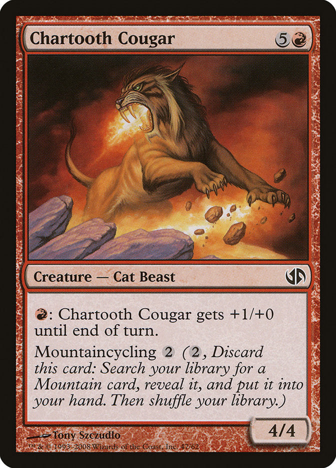 Chartooth Cougar [Duel Decks: Jace vs. Chandra] | Pegasus Games WI