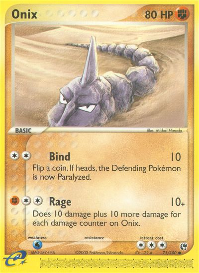 Onix (71/100) [EX: Sandstorm] | Pegasus Games WI