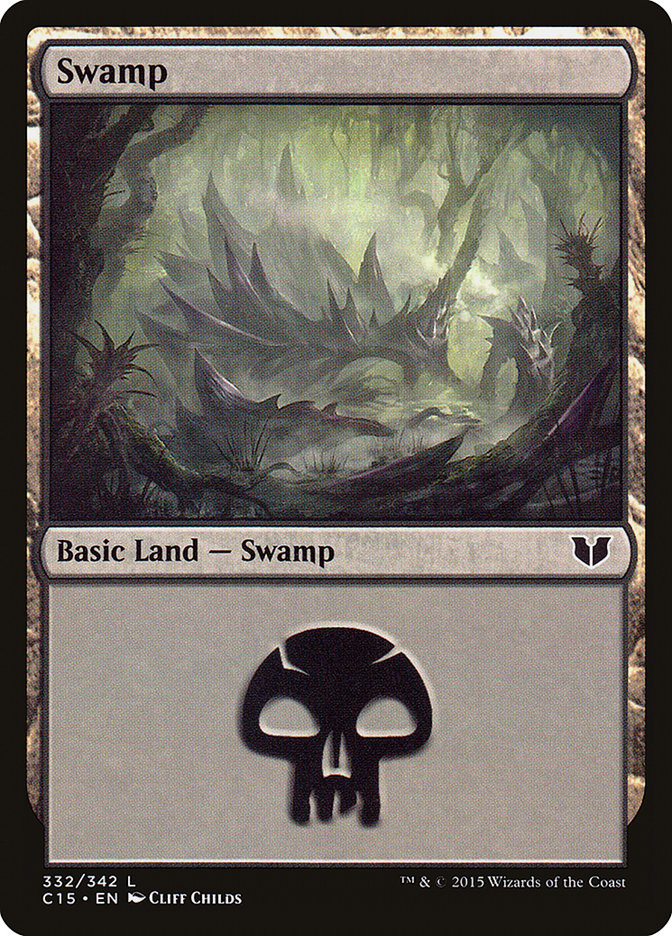 Swamp (332) [Commander 2015] | Pegasus Games WI