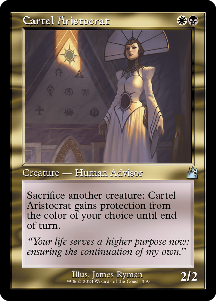 Cartel Aristocrat (Retro Frame) [Ravnica Remastered] | Pegasus Games WI